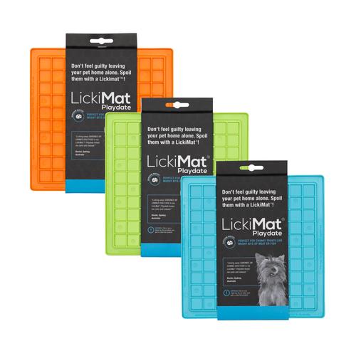 Lickimat Playdate Treat Mat For Dogs & Cats (DIFFICULTY LEVEL -EASY)